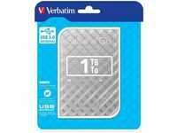 Verbatim Festplatte Store n Go Portable 53197, 2,5 Zoll, extern, USB 3.0, 1TB, silber