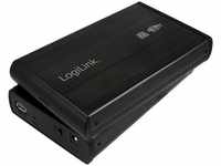 LogiLink Festplattengehäuse UA0107, schwarz, 3,5 Zoll, SATA-Anschluss, extern, USB