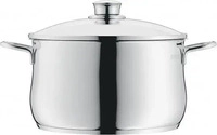 WMF Kochtopf Diadem Plus Fleischtopf, 6,5 Liter, induktionsgeeignet, aus Edelstahl,