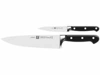 Zwilling Messerset Professional S 35645-000, 2-tlg, Spezialstahl, rostfrei, schwarz,