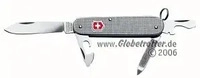 Victorinox Taschenmesser Cadet Alox 0.2601.26, silber, 9 Funktionen, mit Metallgriff