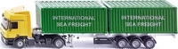 siku Fahrzeug 3921 Mercedes Benz LKW mit Containern, aus Metall/Kunststoff,...