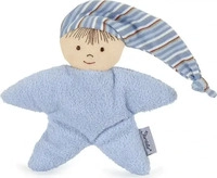 Sterntaler Puppe bleu, ab 0 Jahre, Stoffpuppe mit integrierter Rassel, 16 cm