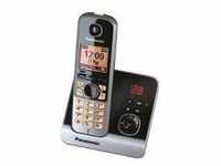 Panasonic Telefon KX-TG6721GB, schwarz, schnurlos, mit Anrufbeantworter