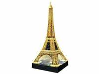 Ravensburger Puzzle 12579 Eiffelturm, 3D Puzzle, LED-Beleuchtung, ab 10 Jahre, 216