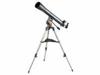 Celestron Teleskop AstroMaster 90AZ, Set, Linsenteleskop, 90/1000mm, inkl....