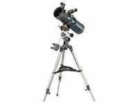 Celestron Teleskop AstroMaster 114EQ Newton, Set, Spiegelteleskop, 114/1000mm,...