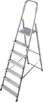 Krause Stehleiter CORDA, 000743, mit Plattform, aus Aluminium, bis 150kg, mit 7
