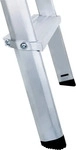 MUNK Stehleiter ML, 11237, beidseitig begehbar, aus Aluminium, bis 150kg, mit 2...