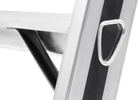 Hymer Stehleiter Alu Pro, 7002606, mit Plattform, aus Aluminium, bis 150kg, mit 6