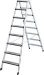 Zarges Stehleiter Comfortstep B, 41435, beidseitig begehbar, aus eloxiertem