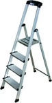 Krause Stehleiter Monto Sepuro, 127228, mit Plattform, aus Aluminium, bis 150kg, mit