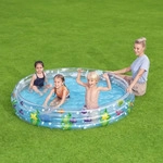 Bestway Planschbecken Deep Dive 51005, ab 2 Jahren, mit 3 Luftringen, bis 480...