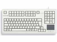 CHERRY Tastatur TouchBoard G80-11900, lichtgrau, mit mechanischem Tastenfeld und