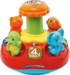 vtech Lernspielzeug 186304, 1-2-3 Tierkreisel, ab 9 Monate, interaktiv Zahlen &