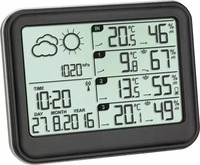 TFA Wetterstation 35.1142.01 VIEW, Funk, digital, mit 3 Au&szlig;ensensoren,