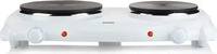 Domo Kochplatte DO310KP, Doppelkochplatte, wei&szlig;, 2500 Watt
