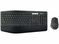 Logitech Tastatur Wireless Desktop MK850, mit Funkmaus, schwarz, USB / Bluetooth