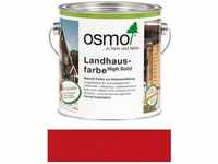 Osmo Holzfarbe Landhausfarbe, 2,5l, außen, ölbasiert, 2311 karminrot, Grundpreis: