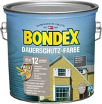 Bondex Holzfarbe Dauerschutz-Farbe, 2,5l, au&szlig;en & innen, wetterfest, anthrazit,