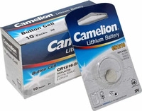 Camelion Knopfzelle CR1216, 25 mAh, Lithium