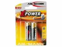 Ansmann Batterien X-Power AA, Mignon, R6, LR6, 1,5 V, 2 Stück