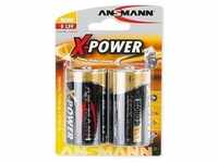 Ansmann Batterien X-Power D, Mono, R20, 1,5 V, 2 Stück, Grundpreis: &euro; 1,19 /