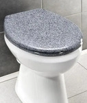 Wenko WC-Sitz Ottana 18902100, oval, aus Duroplast, mit Absenkautomatik &