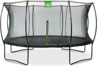 EXIT-Toys Trampolin Silhouette, outdoor, &Oslash; 427cm, schwarz/neongr&uuml;n, mit Netz, bis