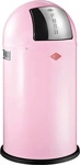 Wesco M&uuml;lleimer Pushboy, pink, aus Metall, 50 Liter