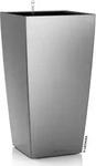 Lechuza &Uuml;bertopf CUBICO 40, silber metallic, 40 x 76 x 40 cm, aus Kunststoff, f&uuml;r