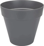 elho Pflanztopf Loft Urban rund Rollen, 24 Liter, 39 x 39 x 35 cm, anthrazit, aus