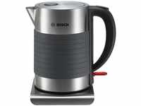 Bosch Wasserkocher TWK7S05, 1,7 Liter, 2200 Watt, silber / schwarz