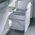 Hailo Einbaum&uuml;lleimer AS Euro Cargo S 500, 3610521, ab 50cm Schrankbreite,