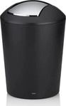 Kela M&uuml;lleimer Marta, 22300, schwarz, Kosmetikeimer aus Kunststoff, 5 Liter