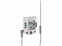 TFA Grillthermometer Küchen-Chef, 2 in 1, 14.1503, Grill-Ofenthermometer, mit Kabel,