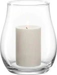 Leonardo Windlicht Giardino 010252, Kerzenhalter, aus Glas, (Hx&Oslash;) 18 x 15,3 cm