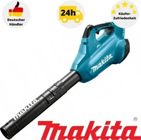 Makita Laubbl&auml;ser DUB362Z, Luftstrom 191 km/h, Akku, 2x 18 V, mit D&uuml;sen-Set