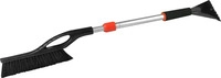 APA Eiskratzer 89045 Canada, schwarz, 90-112 x 10 cm, mit Schneebesen & Teleskopgriff