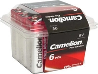 Camelion Batterien Plus Alkaline 9V, E-Block, 6LR61, 6 St&uuml;ck