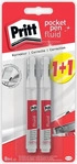 Pritt Korrekturstift Pocket Pen, 2 St&uuml;ck, mit Metallspitze, 8ml