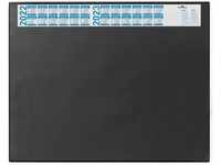 Durable Schreibunterlage 720401, schwarz, Kunststoff, mit Sichtplatte und Kalender,
