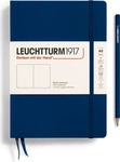 Leuchtturm1917 Notizbuch Medium, 342924, Marine, A5, Hardcover, aus laminiertem