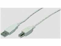 Inline USB-Kabel 34518L USB 2.0, 2 m, Anschlusskabel, A Stecker / B Stecker