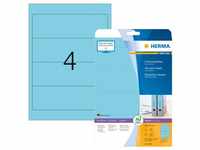 Herma Special 5098 Ordner-Etiketten 61x192 blau, 100 Stück