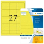 Herma Special 5140 Universaletiketten, neon-gelb, 63.5x29.6mm, 20 Blatt, 540...