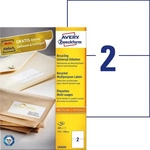 Zweckform LR3655 Etiketten 210 x 148mm Recycling, 200 St&uuml;ck