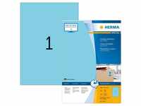 Herma Universaletiketten 4403 Special, blau, 210 x 297mm, 100 Blatt, 100 Stück
