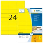 Herma Special 4406 Etiketten gelb 70x37 permanent, 2400 St&uuml;ck