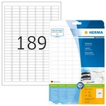 Herma Premium 4333 Etiketten wei&szlig; 25.4 x 10mm, 4725 St&uuml;ck